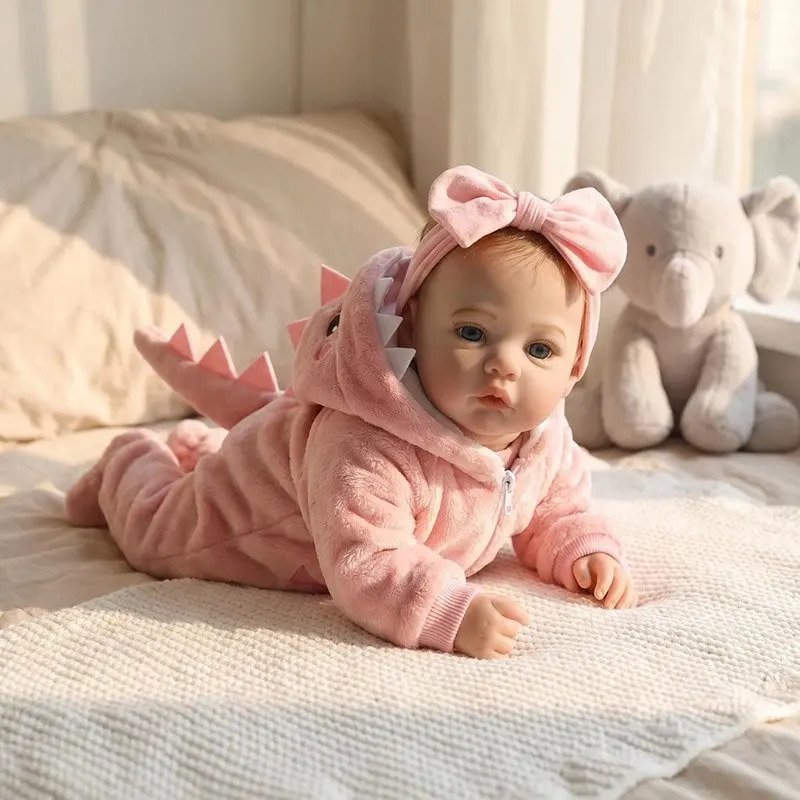 48CM Blue Eyes Reborn Baby Doll Meadow Hand-Detailed Painting with Visible Veins Cotton Body or Full Vinyl Body Newborn Baby
48CM Blue Eyes Reborn Baby Doll Meadow Hand-Detailed Painting with Visible Veins Cotton Body or Full Vinyl Body Newborn Baby