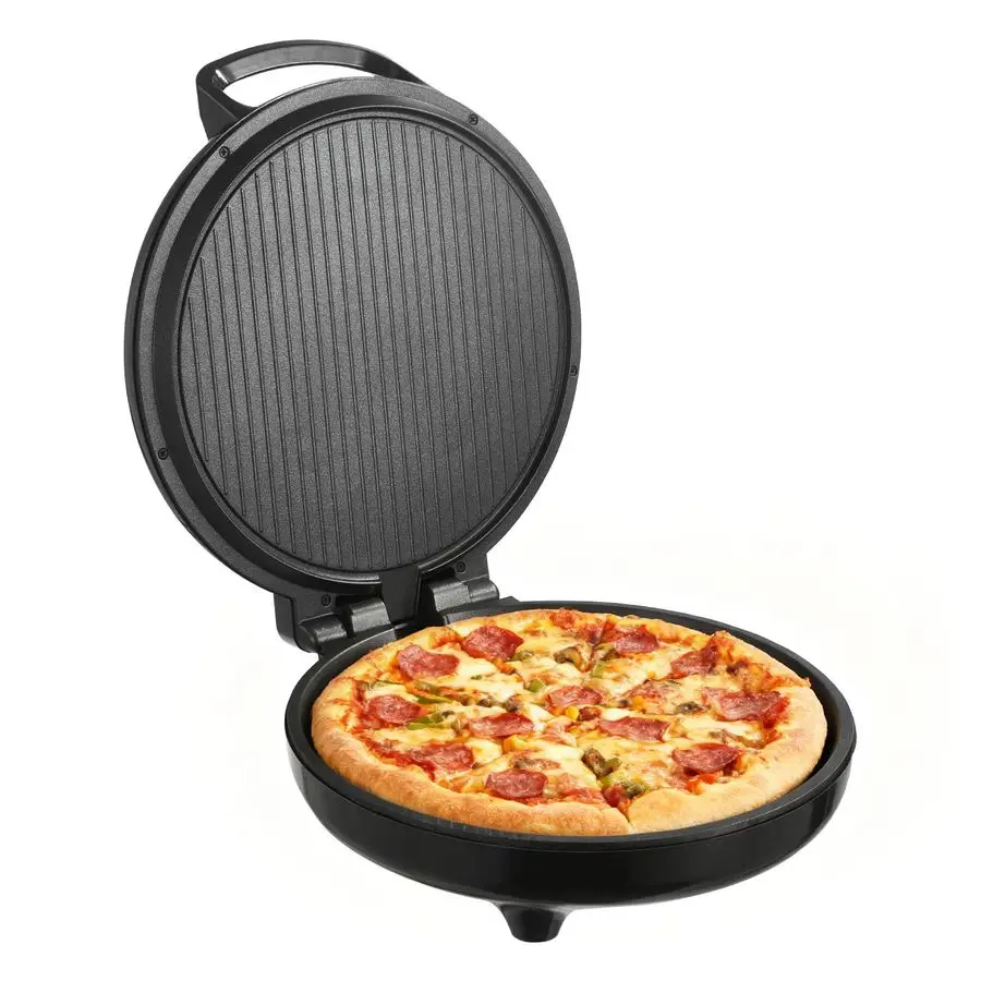 Pizza Oven, 12 in Electric Pizza Maker, 1200W Electric Pizzas Cooker with NonStick Coating, 180 Open for Dual Side Baking, Heats
Pizza Oven, 12 in Electric Pizza Maker, 1200W Electric Pizzas Cooker with NonStick Coating, 180 Open for Dual Side Baking, Heats