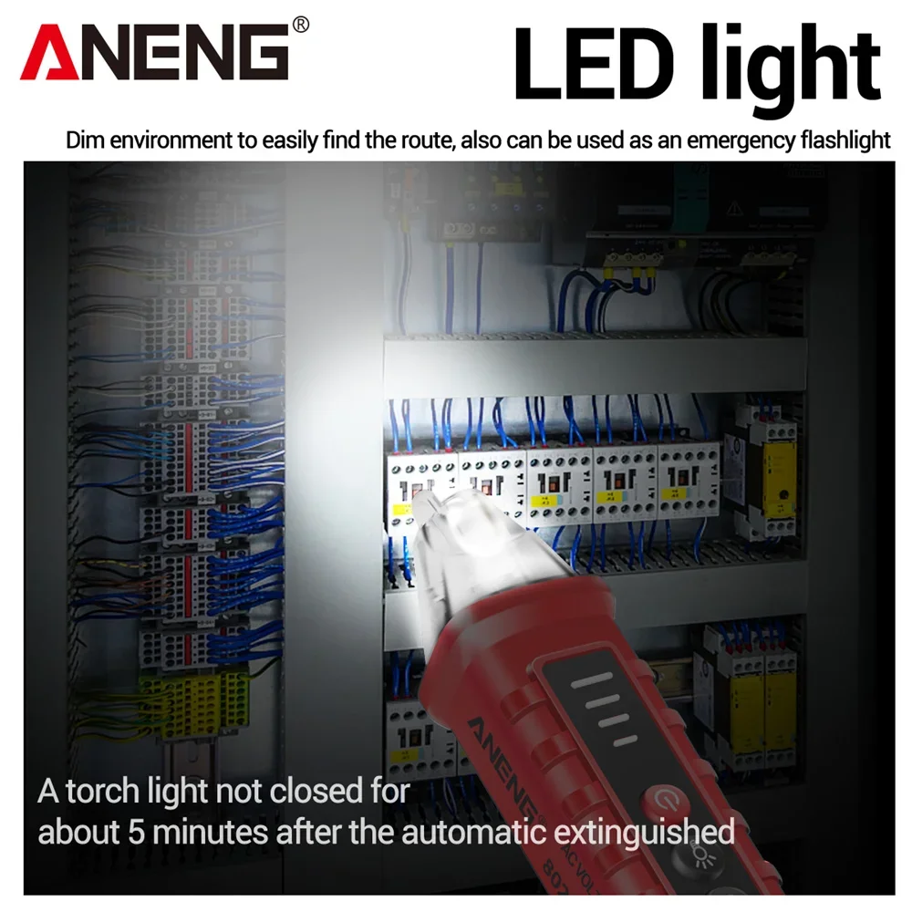 Home sensing sound and light alarm electrician specific multifunctional detection, intelligent electrical insulation testing pen
Home sensing sound and light alarm electrician specific multifunctional detection, intelligent electrical insulation testing pen