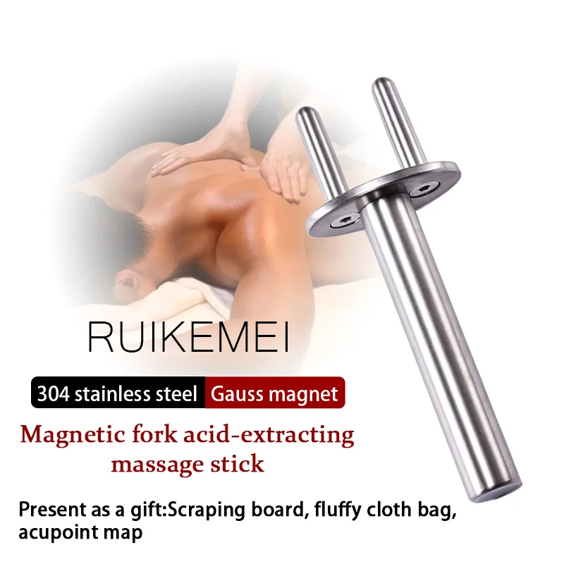 Binary straight Beauty Magnetic StickMagnetic Fork Magnetic Point Meridian Massage Stick To Dredge Lymphatic Muscle Relaxation
Binary straight Beauty Magnetic StickMagnetic Fork Magnetic Point Meridian Massage Stick To Dredge Lymphatic Muscle Relaxation