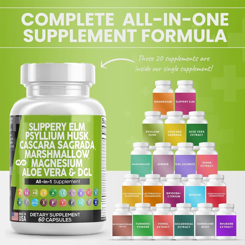 Капсулы Yushu Yangcheqianzi для улучшения пищеварения и здоровья кишечника с алоэ вера, экстрактом солодки и листьями сенны, 60 капсул
Капсулы Yushu Yangcheqianzi для улучшения пищеварения и здоровья кишечника с алоэ вера, экстрактом солодки и листьями сенны, 60 капсул