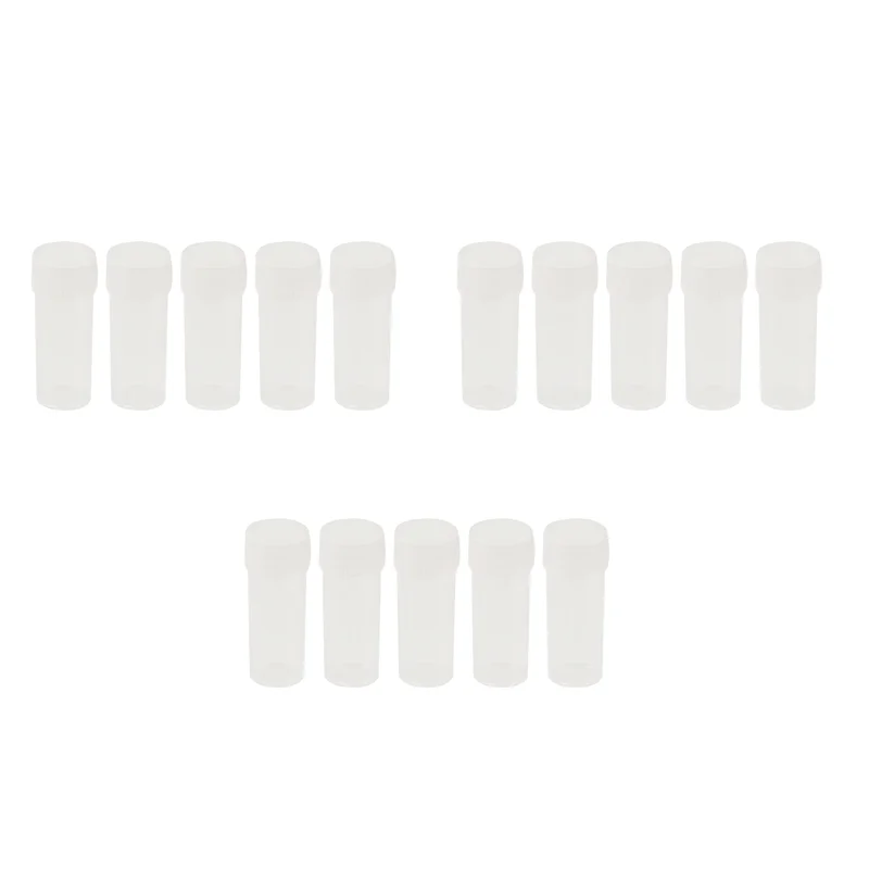 M10K 150X Plastic Sample Bottle 5Ml Test Tube Lab Small Vial Storage Container + Lid 
M10K 150X Plastic Sample Bottle 5Ml Test Tube Lab Small Vial Storage Container + Lid