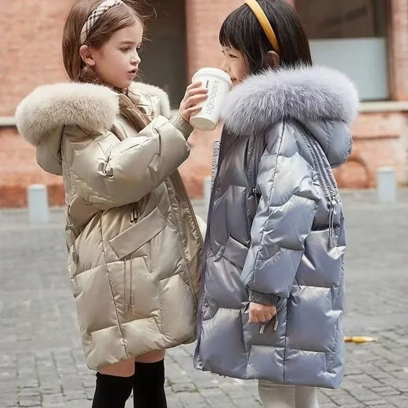 2024 Winter Thicken Warm Down Cotton Jacket Girls' Clothing Kids Toddler Parka Solid Hooded Children Outerwear Coats Snow Suit
2024 Winter Thicken Warm Down Cotton Jacket Girls' Clothing Kids Toddler Parka Solid Hooded Children Outerwear Coats Snow Suit