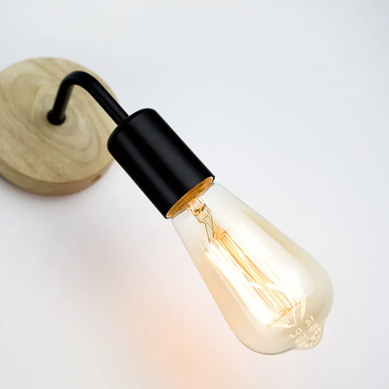New Wood Wall Light for Dining Room Bedroom Vintage Indoor Lighting Decor Sconce Wall Lamp Lights E27 110V 220V Light
New Wood Wall Light for Dining Room Bedroom Vintage Indoor Lighting Decor Sconce Wall Lamp Lights E27 110V 220V Light