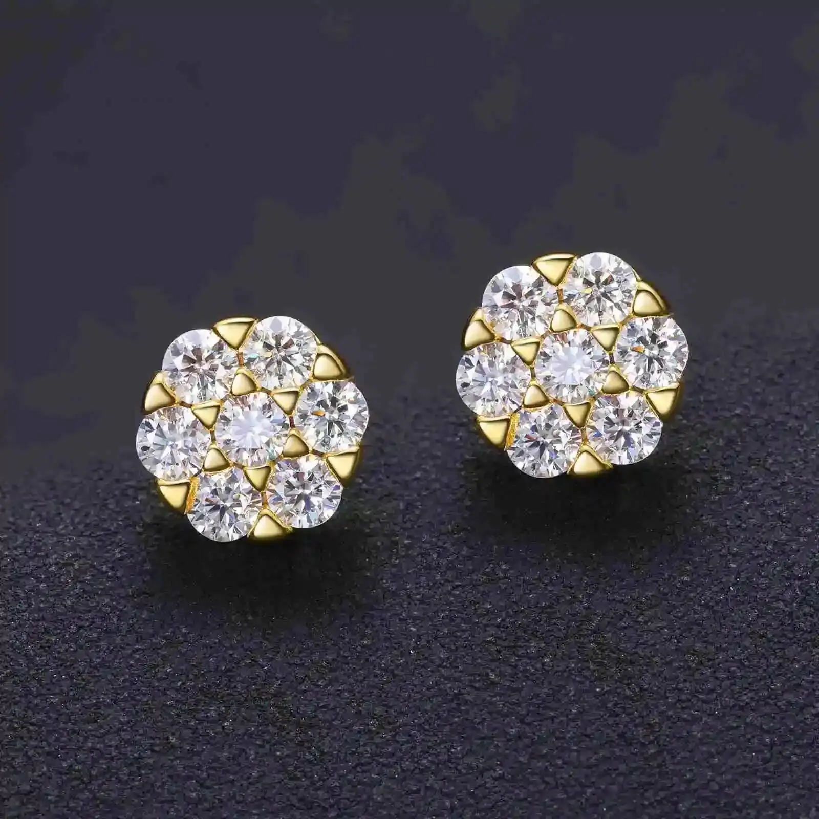 Luxury Plum Flower Moissanite Stud 925 Sterling Silver Fine Jewelry Earrings Valentines Day Gift Earrings Women
Luxury Plum Flower Moissanite Stud 925 Sterling Silver Fine Jewelry Earrings Valentines Day Gift Earrings Women