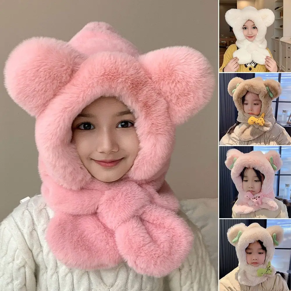 Fashion Winter Hat Thickened Cartoon Integrated Beanie Hat Scarf Windproof Keep Warm Earflap Bonnet Cap for Children
Fashion Winter Hat Thickened Cartoon Integrated Beanie Hat Scarf Windproof Keep Warm Earflap Bonnet Cap for Children