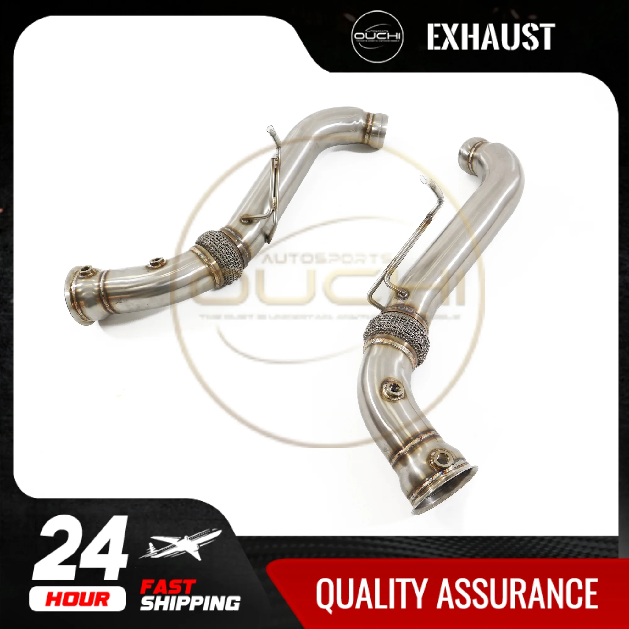 Ouchi Factory direct sales Stainless steel downpipe for McLaren 540C 570S 570GT Exhaust System Inch Pipe
Ouchi Factory direct sales Stainless steel downpipe for McLaren 540C 570S 570GT Exhaust System Inch Pipe