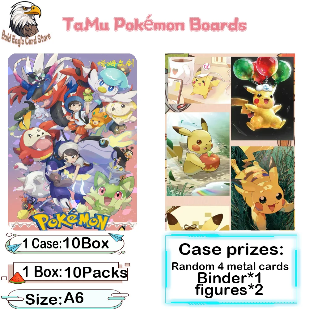 Wholesale 2026 Newest TaMuBao Pokemon A6 Size Boards Acrylic Color Paper Children's Toy Gift
Wholesale 2026 Newest TaMuBao Pokemon A6 Size Boards Acrylic Color Paper Children's Toy Gift
