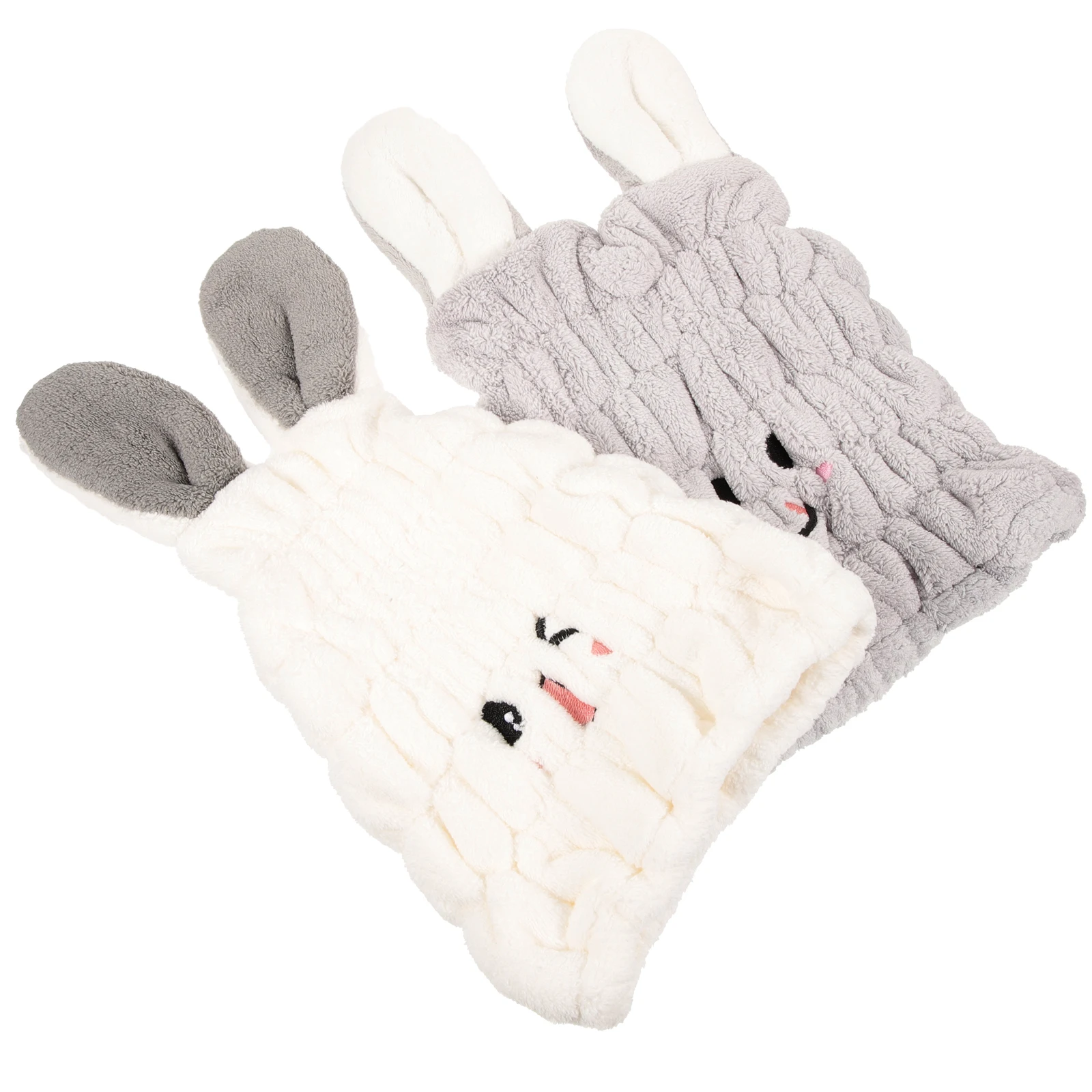 2 pcs Children's Shower Cap Quick Drying Towel Wrap Kids Girls Absorbent Hair Hat Cartoon Rabbit Ear Design Soft Coral Fleece
2 pcs Children's Shower Cap Quick Drying Towel Wrap Kids Girls Absorbent Hair Hat Cartoon Rabbit Ear Design Soft Coral Fleece