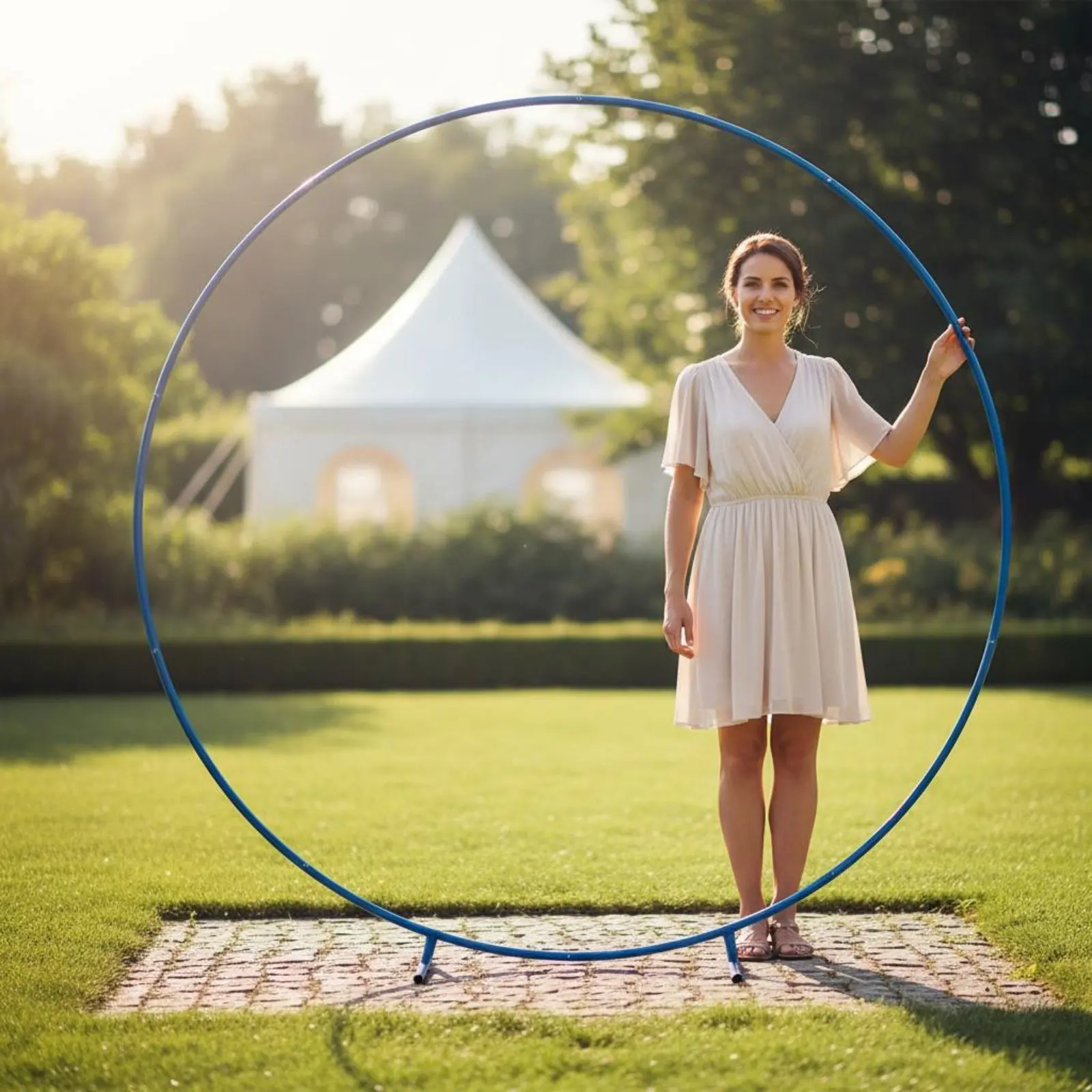 Round Balloon Arch Stand Sturdy Wedding Balloon Hoop Metal Circle Arch Easy to Assemble Event Decor Large Size for Party
Round Balloon Arch Stand Sturdy Wedding Balloon Hoop Metal Circle Arch Easy to Assemble Event Decor Large Size for Party