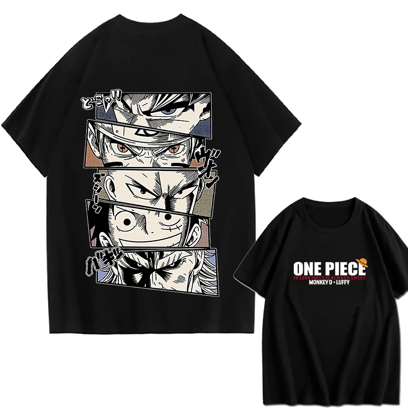 ONE PIECE Men's T-Shirt Roronoa Zoro Japanese Anime Summer Loose Cotton Y2K Harajuku Boy Children's Parent-Child Short Sleeve
ONE PIECE Men's T-Shirt Roronoa Zoro Japanese Anime Summer Loose Cotton Y2K Harajuku Boy Children's Parent-Child Short Sleeve