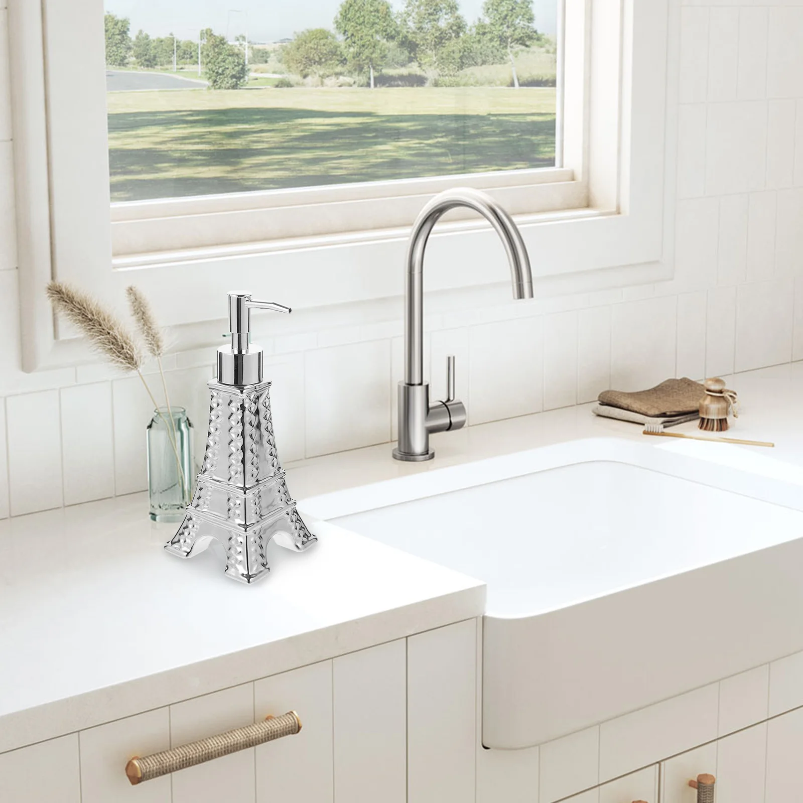 Shampoo Shower Gel Soap Dispenser Bottle Refillable Pump Press Type Lotion Dispenser for Bathroom Kitchen Home Liquid Soap
Shampoo Shower Gel Soap Dispenser Bottle Refillable Pump Press Type Lotion Dispenser for Bathroom Kitchen Home Liquid Soap