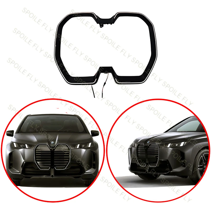 For BMW iX M60i 2022 2023 2024 2025 2026 High Quality PC material Luminous LED Grille Grill Frame Replacement Car Accessories
For BMW iX M60i 2022 2023 2024 2025 2026 High Quality PC material Luminous LED Grille Grill Frame Replacement Car Accessories