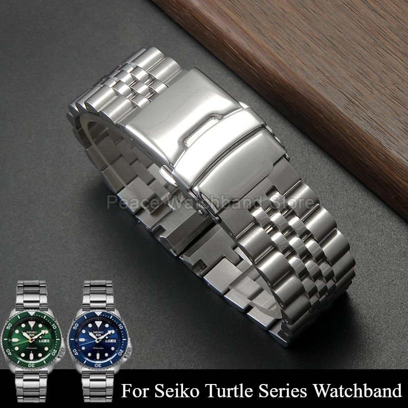 For Seiko Turtle SRPA21 SRPC25 SRPE99K1 Silver Watch Accessories Stainless Steel Anti-Scratch Special Interface Watchband 22mm
For Seiko Turtle SRPA21 SRPC25 SRPE99K1 Silver Watch Accessories Stainless Steel Anti-Scratch Special Interface Watchband 22mm