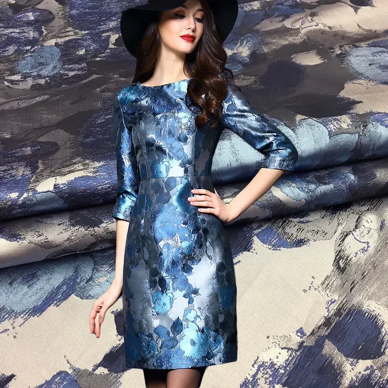 Brocade Jacquard Fabric Spray Painting Peony Suit Dress Windbreaker Clothing Spring Summer Cloth Design Sew Wholesale Material
Brocade Jacquard Fabric Spray Painting Peony Suit Dress Windbreaker Clothing Spring Summer Cloth Design Sew Wholesale Material