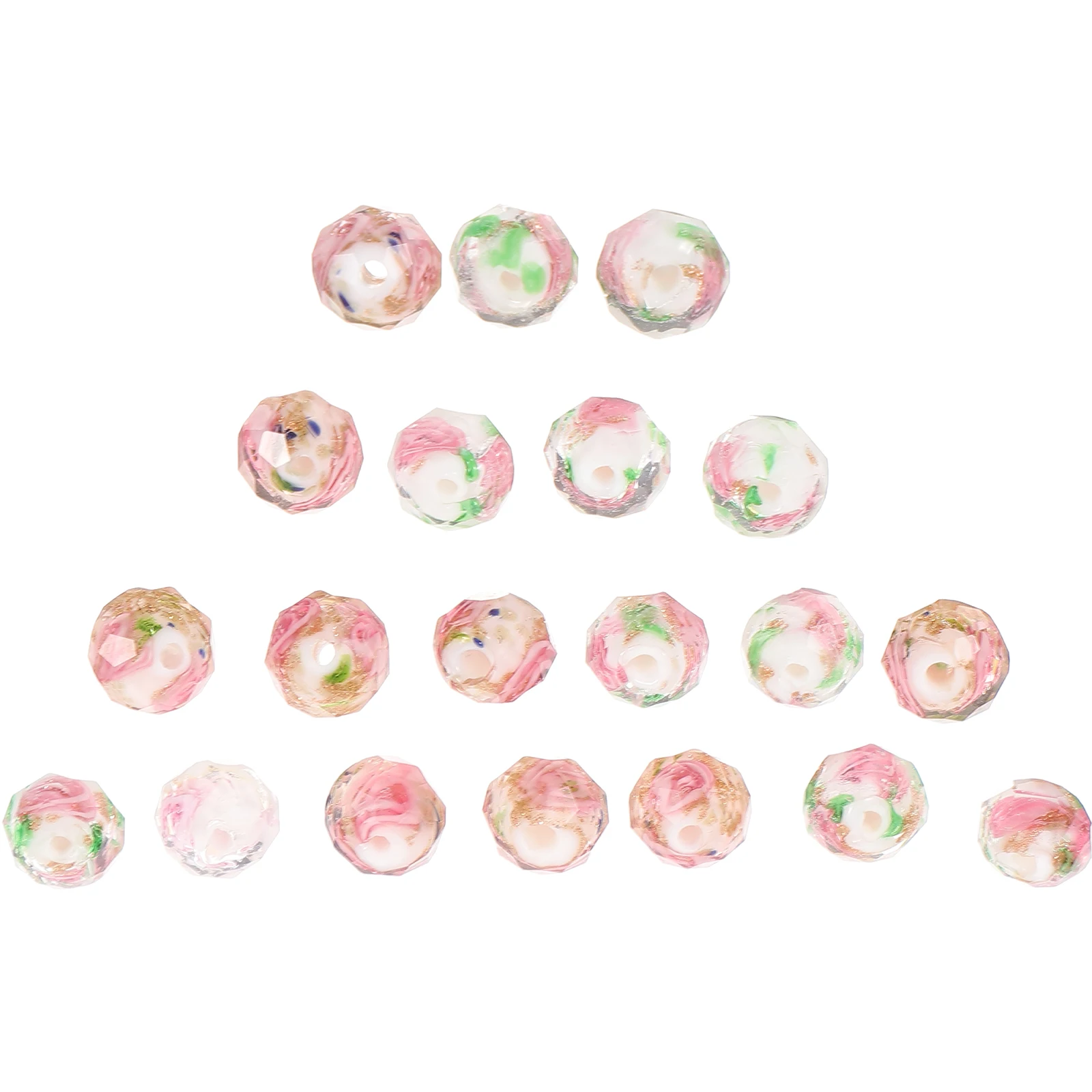 20 Pcs Beads 8mm Pink White Blue DIY Craft Spacer Jewelry Making Supplies Round Flower Beads Accessories
20 Pcs Beads 8mm Pink White Blue DIY Craft Spacer Jewelry Making Supplies Round Flower Beads Accessories