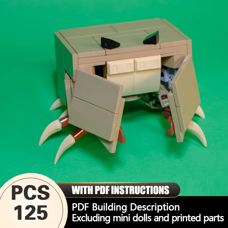 Creators Animal Series Model MOC Building Bricks Cardboard Box Crab Modular Technology Gifts Holiday Assemble Children Toys Suit
Creators Animal Series Model MOC Building Bricks Cardboard Box Crab Modular Technology Gifts Holiday Assemble Children Toys Suit