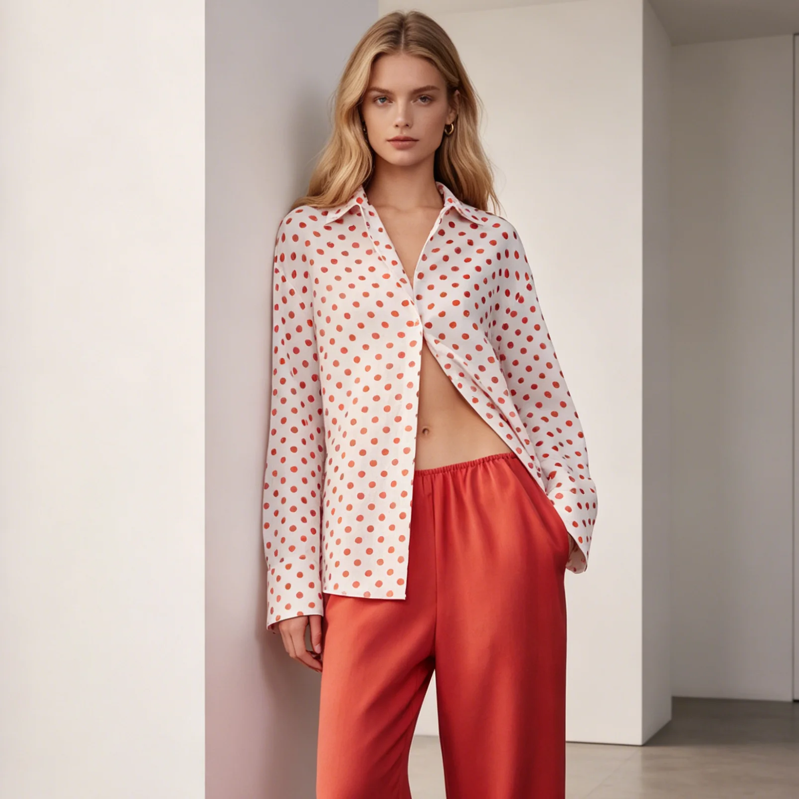 CiCi Print Lapel Blouse Women Long Sleeve Loose Fit Elegant Spring Summer Casual Daily Vacation Lightweight Button Up Shirt
CiCi Print Lapel Blouse Women Long Sleeve Loose Fit Elegant Spring Summer Casual Daily Vacation Lightweight Button Up Shirt
