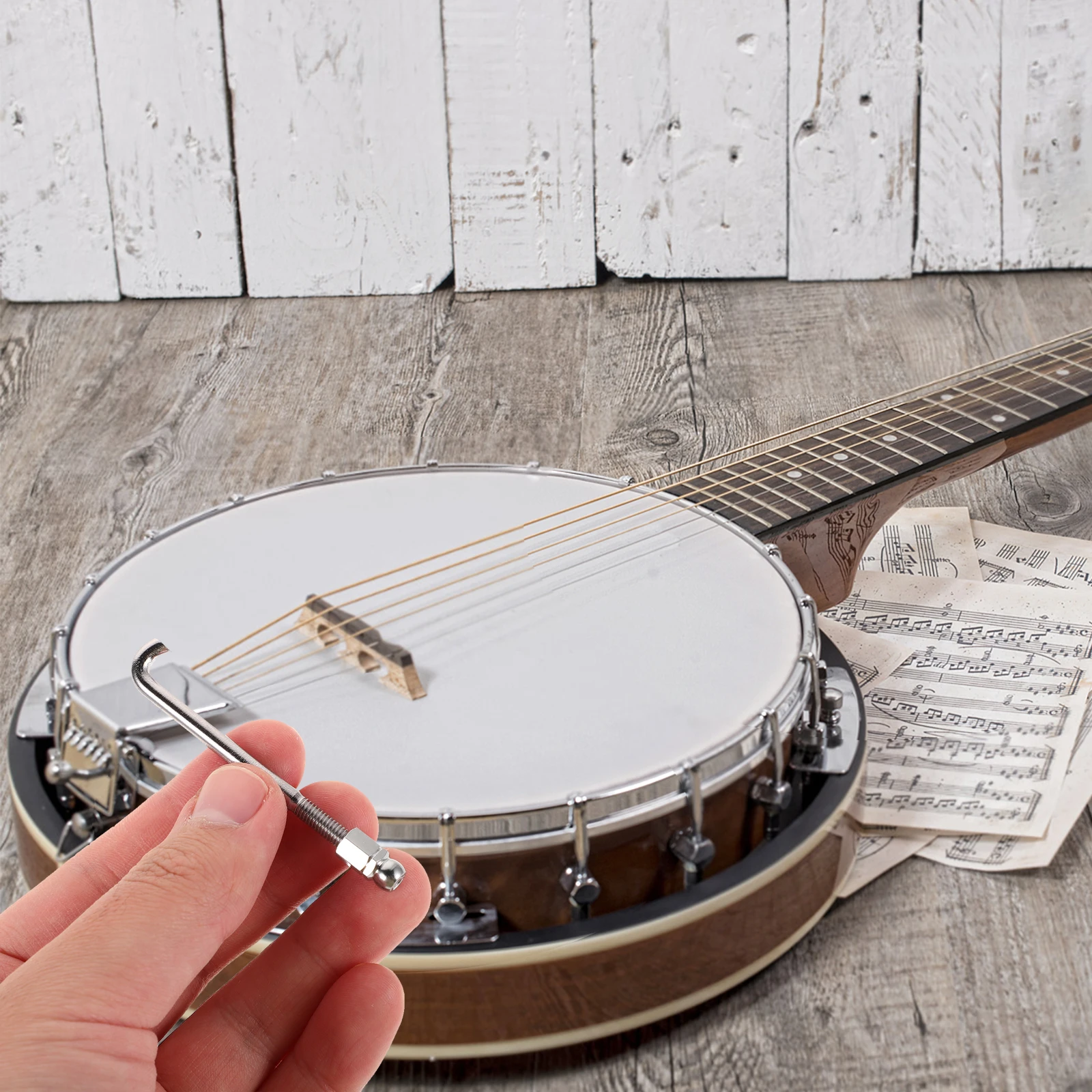 48Pcs Banjo Hooks Tension Flat Round Bracket Parts Accessories Full Repair Support Heavy Duty J Bolts Banjo Accessories
48Pcs Banjo Hooks Tension Flat Round Bracket Parts Accessories Full Repair Support Heavy Duty J Bolts Banjo Accessories