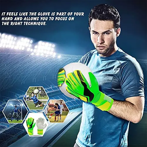 1 Pair latex Soccer Goalkeeper Training Gloves Thickened Wear-resistant Non-slip Fitness Gloves With Protector Wholesale
1 Pair latex Soccer Goalkeeper Training Gloves Thickened Wear-resistant Non-slip Fitness Gloves With Protector Wholesale