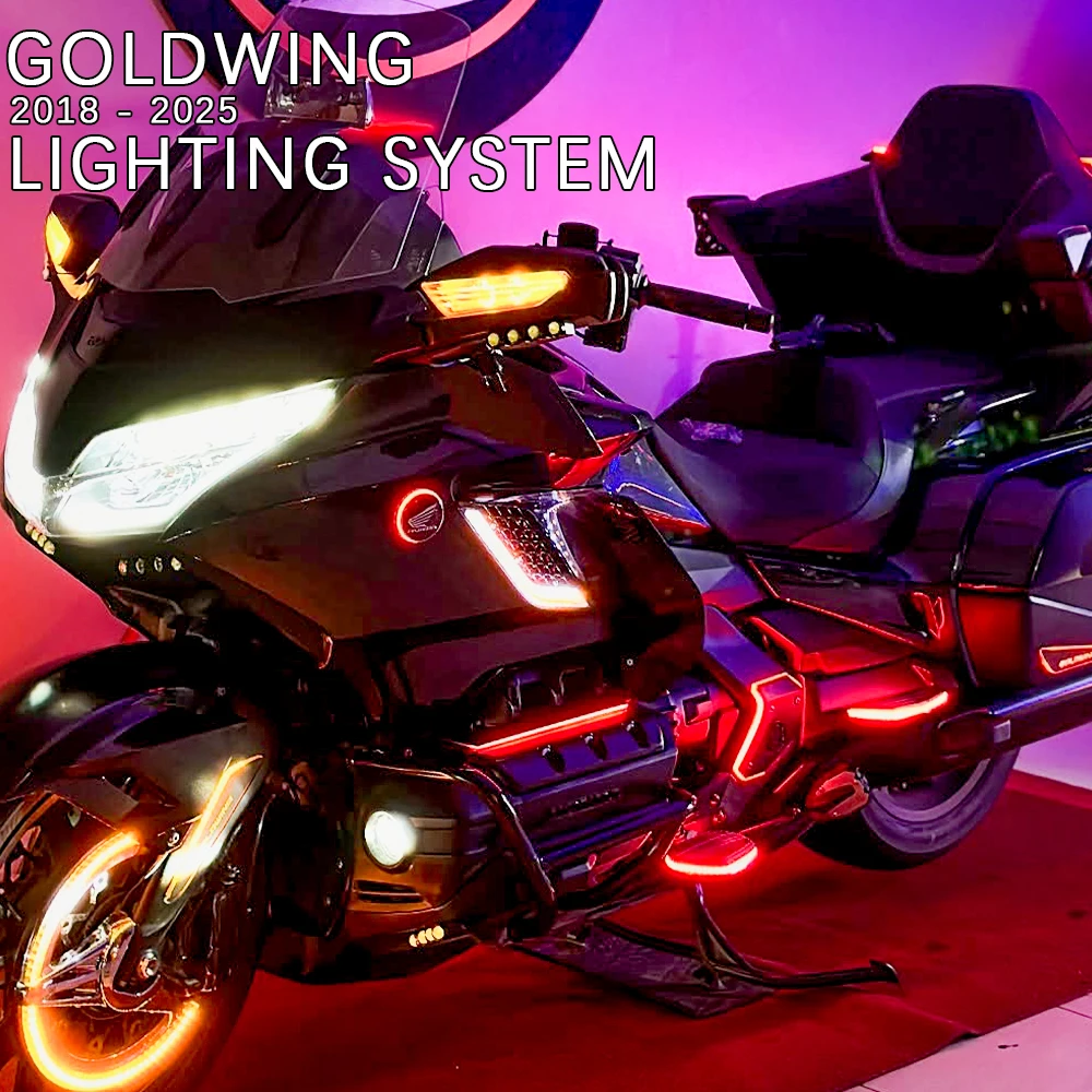 GOLDWING 2018 - 2025 Lighting Kit For HONDA GOLD WING GL1800 LED Lighting System Goldwing LED Decorative Panels LED Reflector
GOLDWING 2018 - 2025 Lighting Kit For HONDA GOLD WING GL1800 LED Lighting System Goldwing LED Decorative Panels LED Reflector