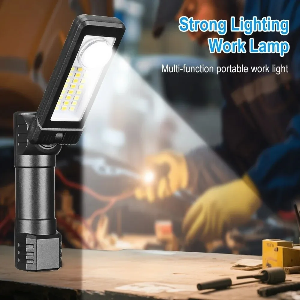 600LM COB LED Work Light Type C Rechargeable 1200mAh Folding Flashlight Dual Lights Waterproof Camping Light Outdoor Camping
600LM COB LED Work Light Type C Rechargeable 1200mAh Folding Flashlight Dual Lights Waterproof Camping Light Outdoor Camping