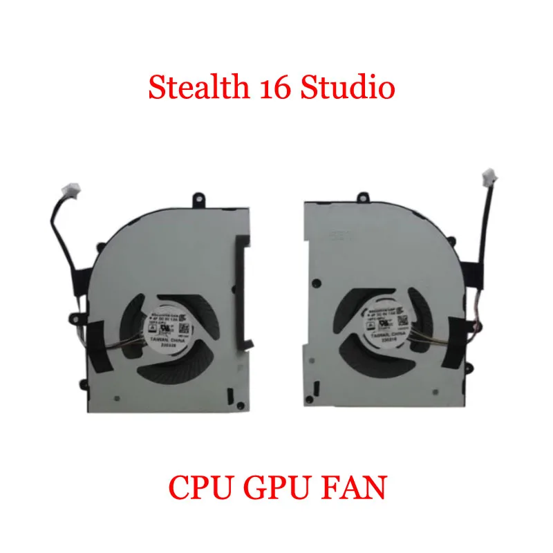 Laptop CPU GPU Fan For MSI Stealth 16 Studio A13VE A13VF A13VG A13VG-056US MS-15F1 MS-15F2 4P DC 5V 1.0A New
Laptop CPU GPU Fan For MSI Stealth 16 Studio A13VE A13VF A13VG A13VG-056US MS-15F1 MS-15F2 4P DC 5V 1.0A New