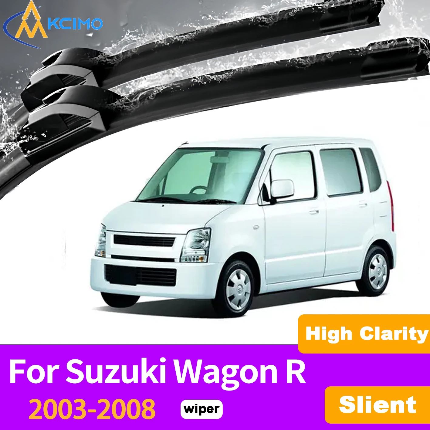 KCIMO 2PCS Front Windshield Wiper Blades For Suzuki Wagon R MH21S MH22S 2003-2008, Deep Cleaning Replacement Auto Parts
KCIMO 2PCS Front Windshield Wiper Blades For Suzuki Wagon R MH21S MH22S 2003-2008, Deep Cleaning Replacement Auto Parts