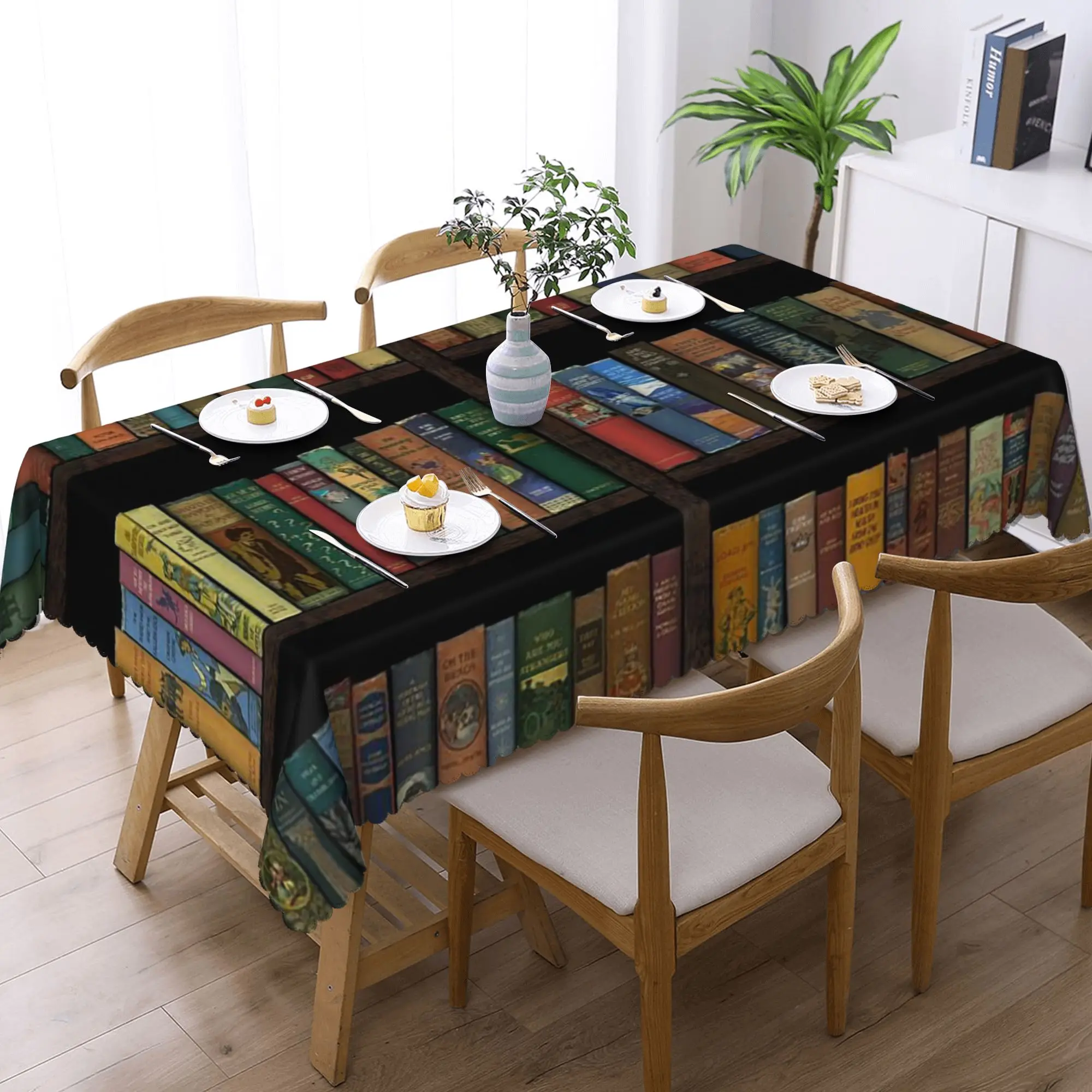 Customized Education Library Book Rectangular Tablecloth Waterproof Table Cover for Dining Events Table Cloth
Customized Education Library Book Rectangular Tablecloth Waterproof Table Cover for Dining Events Table Cloth