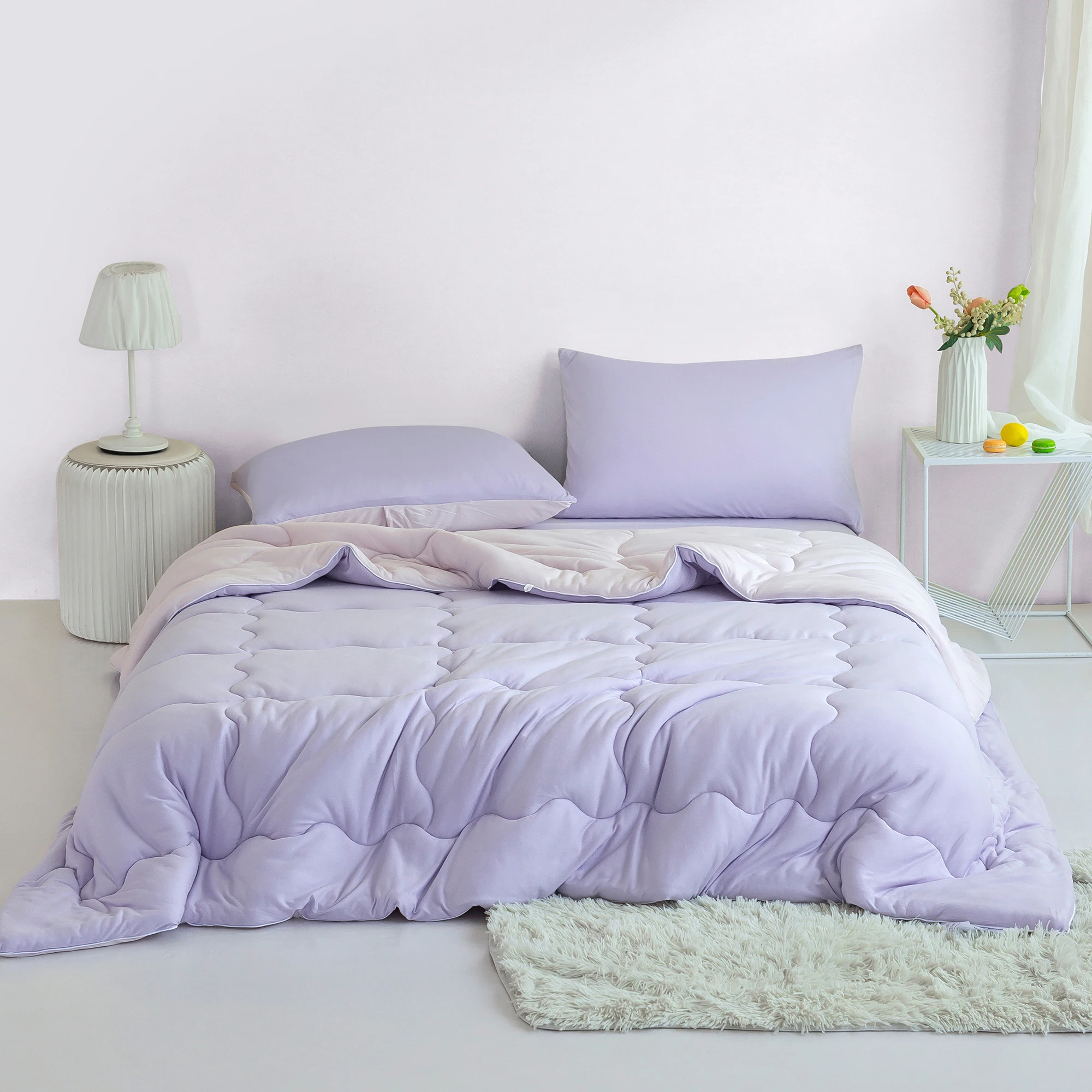 King/Cal King107inch*92 inch Size Reversible Ultra-Soft Jersey Knit Cotton Comforter Set ,lightweight All Season Use
King/Cal King107inch*92 inch Size Reversible Ultra-Soft Jersey Knit Cotton Comforter Set ,lightweight All Season Use
