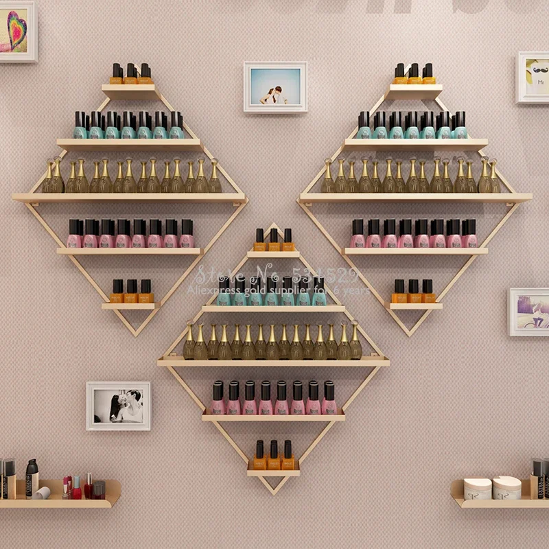 Diamond Shape Golden Nail Polish Organizer Storage Shelf Wall Hanging Cosmetics Display Rack Beauty Accessory Showcase
Diamond Shape Golden Nail Polish Organizer Storage Shelf Wall Hanging Cosmetics Display Rack Beauty Accessory Showcase