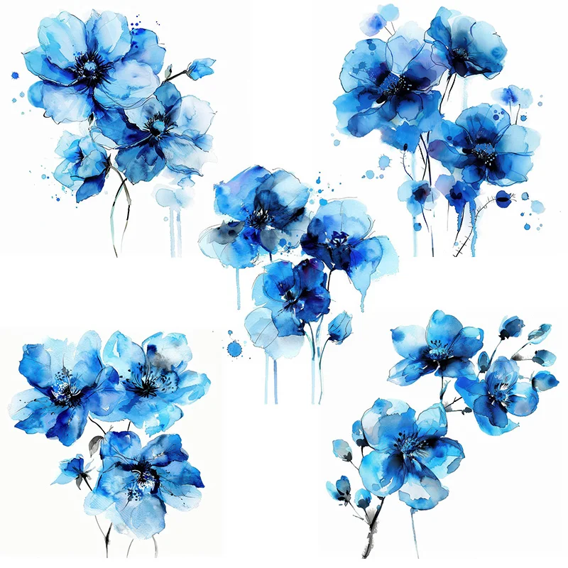 C1118# Various Blue Flowers Toilet Stickers, Bedroom Entryway Living Room Porch Home Decoration Wall Stickers, Removable Sticker
C1118# Various Blue Flowers Toilet Stickers, Bedroom Entryway Living Room Porch Home Decoration Wall Stickers, Removable Sticker