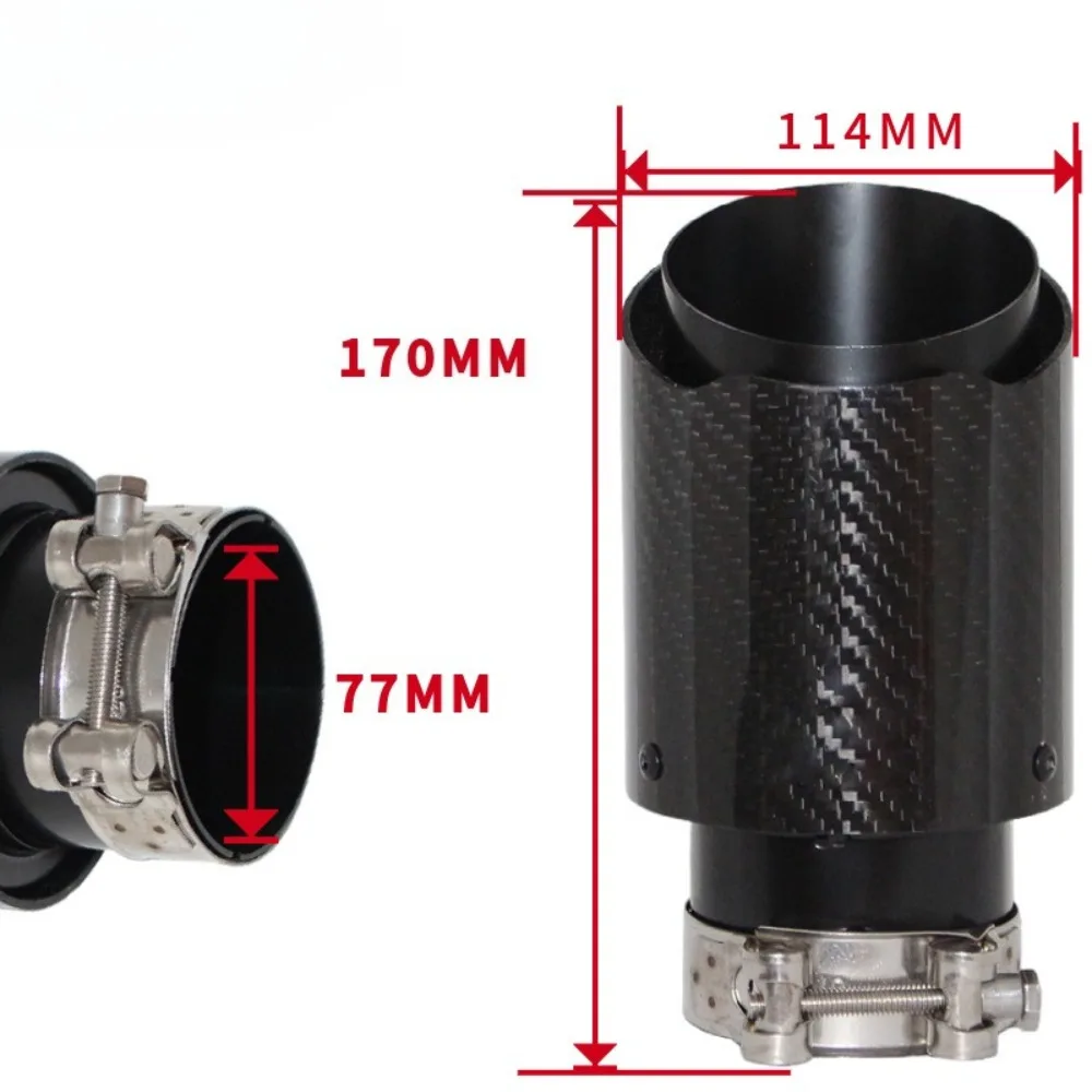 Carbon Fiber Car Exhaust Pipe Exhaust Muffler End Tips Tail Throat Universal
Carbon Fiber Car Exhaust Pipe Exhaust Muffler End Tips Tail Throat Universal