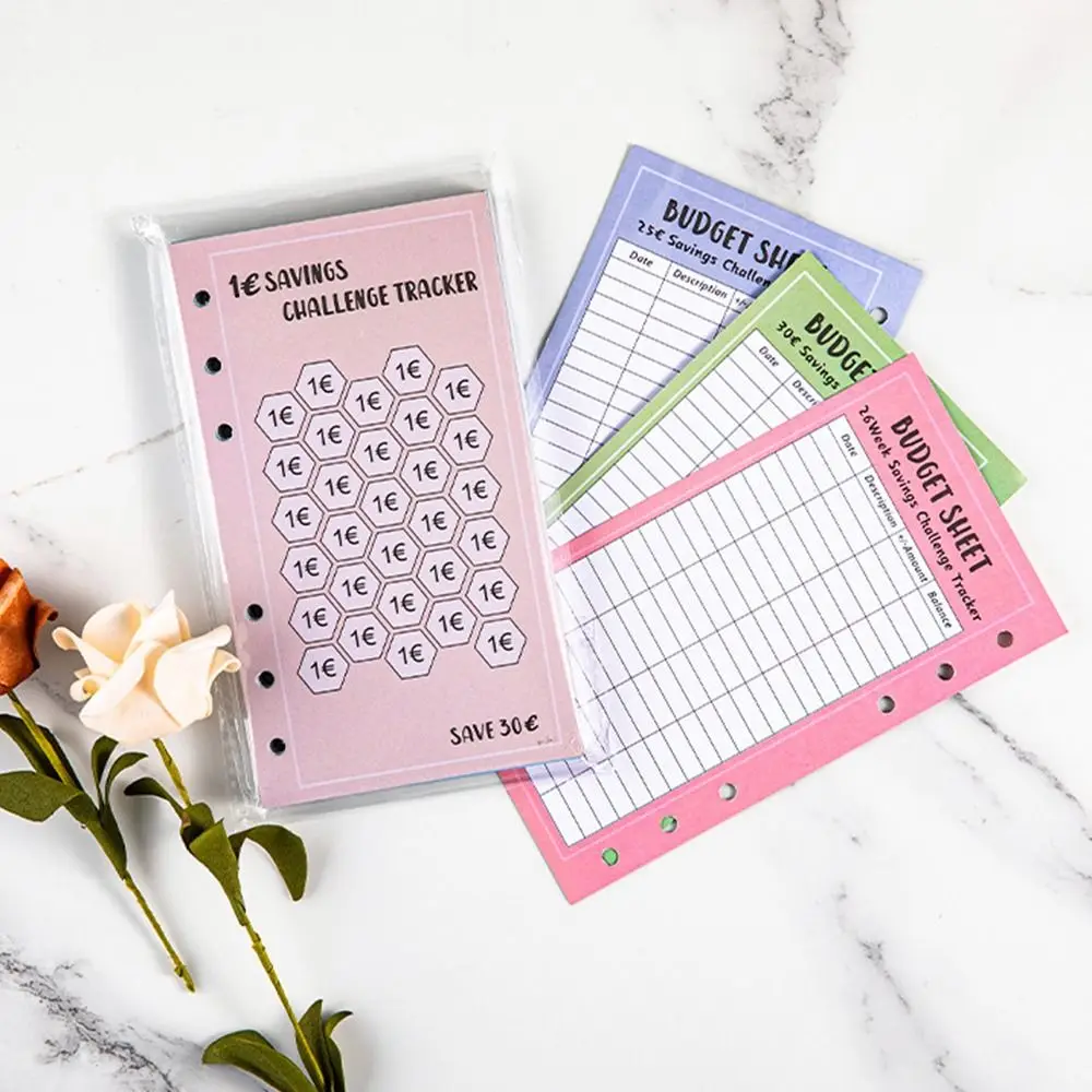 48Sheets A6 Paper 100 Envelopes Eave Money Easy To Save 6 Holes Budget Planner Inner Page USD/Euro colorful
48Sheets A6 Paper 100 Envelopes Eave Money Easy To Save 6 Holes Budget Planner Inner Page USD/Euro colorful