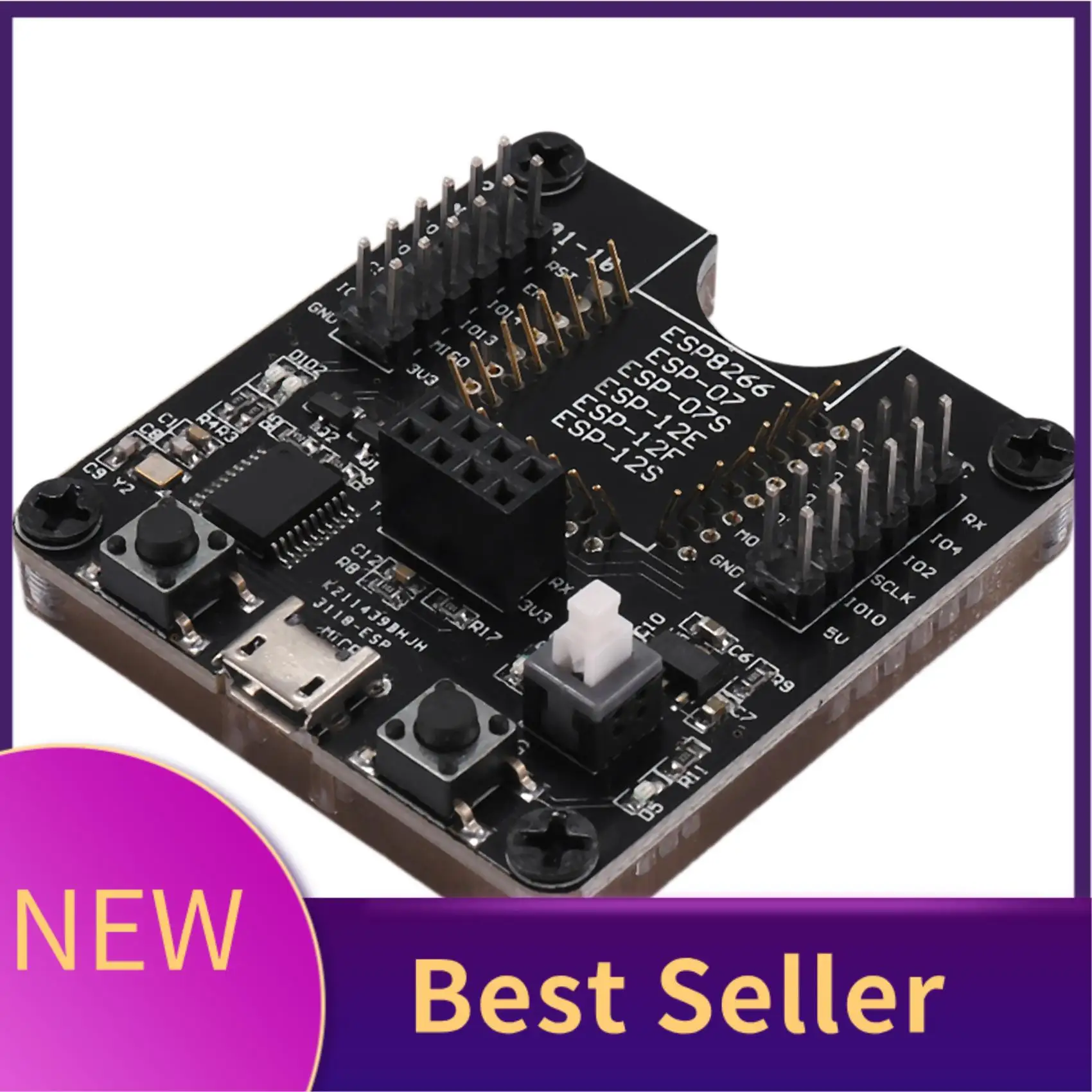 HFES ESP8266 Макетная плата, системный модуль для записи для ESP-12F ESP-07S ESP-12S ESP-32 ESP-18T
HFES ESP8266 Макетная плата, системный модуль для записи для ESP-12F ESP-07S ESP-12S ESP-32 ESP-18T