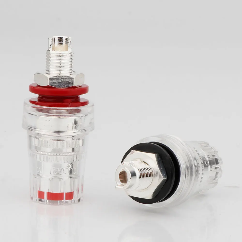 BP1130 Transparent Rhodium Plated 4mm Entry Diameter Binding Post Short Thread Terminals For Speaker CD Audio Amplifier
BP1130 Transparent Rhodium Plated 4mm Entry Diameter Binding Post Short Thread Terminals For Speaker CD Audio Amplifier