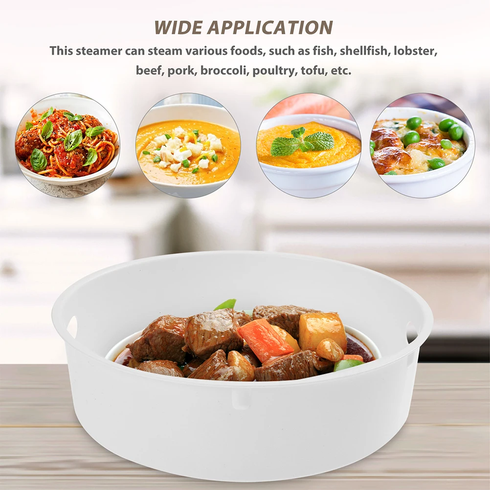 Household Plastic Rice Cooker Steamer Basket Thickened Steam Basket for Electric Cooker Kitchen Food Steaming Rack
Household Plastic Rice Cooker Steamer Basket Thickened Steam Basket for Electric Cooker Kitchen Food Steaming Rack