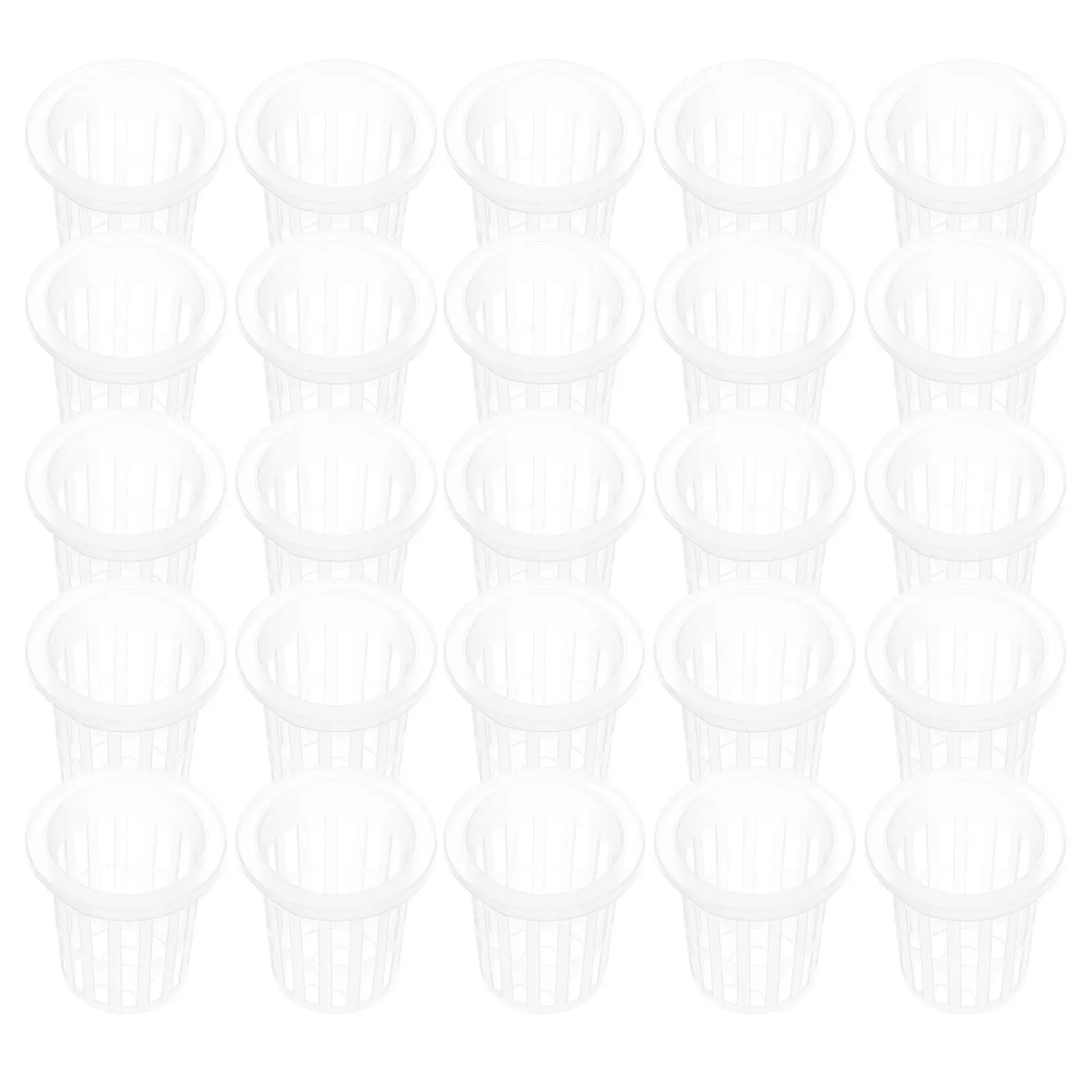 50 Pcs Hydroponic Vegetable Baskets Clear Mesh Net Cups Slotted Design Durable Plastic Plant Nursery Pots Garden Supplies
50 Pcs Hydroponic Vegetable Baskets Clear Mesh Net Cups Slotted Design Durable Plastic Plant Nursery Pots Garden Supplies