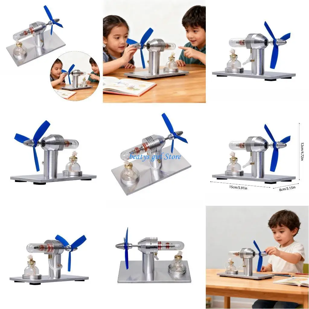C7AB Stirling Engine Model Heat To Dynamics Energy Conversion Demonstrator Equipment
C7AB Stirling Engine Model Heat To Dynamics Energy Conversion Demonstrator Equipment