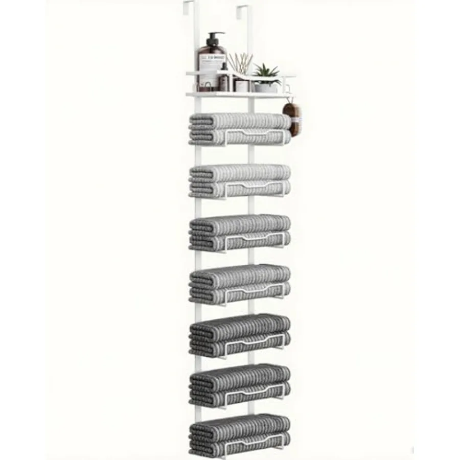 Hanging Towel Racks for Bathroom No Drill - Over The Door Bath Towel Storage Organizer for Small Bathrooms - Back Door Large ed
Hanging Towel Racks for Bathroom No Drill - Over The Door Bath Towel Storage Organizer for Small Bathrooms - Back Door Large ed