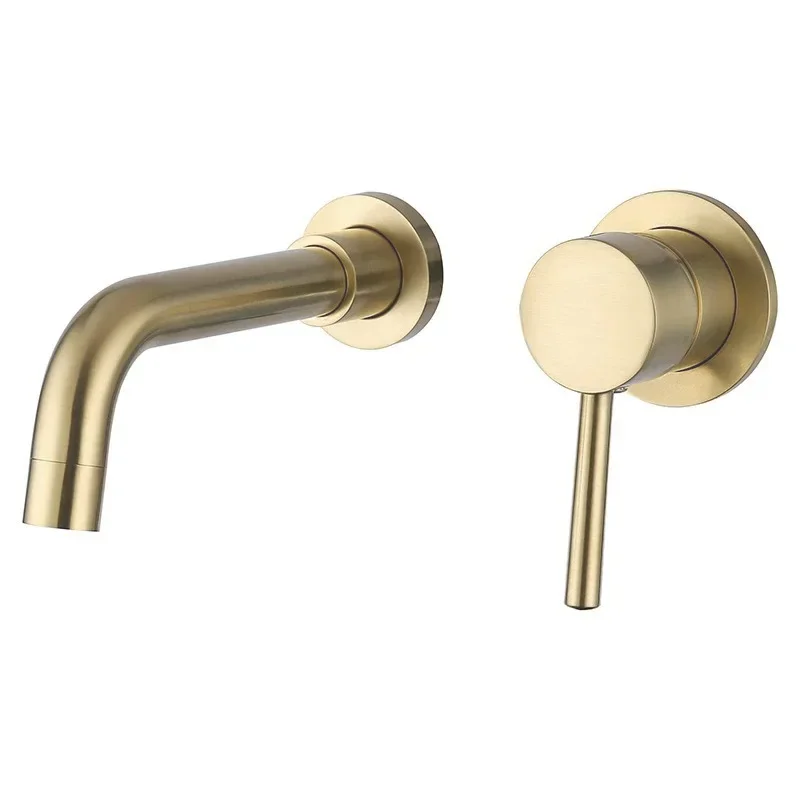 stainless steel brushed wire, black gold, hot and cold concealed in the bathroom, washbasin into the wall, basin pre-embedded
stainless steel brushed wire, black gold, hot and cold concealed in the bathroom, washbasin into the wall, basin pre-embedded
