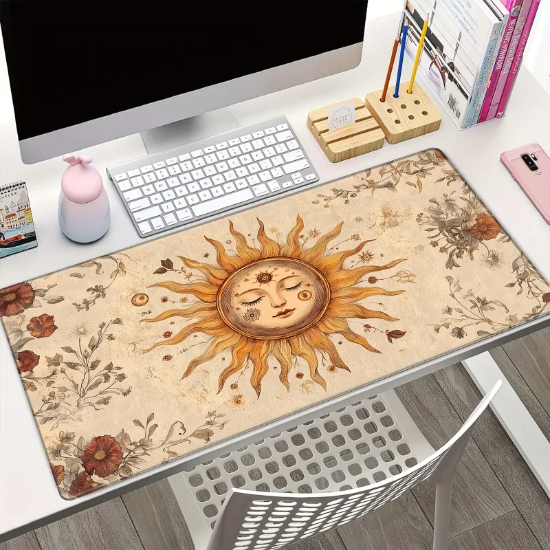 Boho Sun and Moon Design Large Gaming Mouse Pad Rubber Non-Slip Table Pads Seamless Handling Home Office Accessories
Boho Sun and Moon Design Large Gaming Mouse Pad Rubber Non-Slip Table Pads Seamless Handling Home Office Accessories