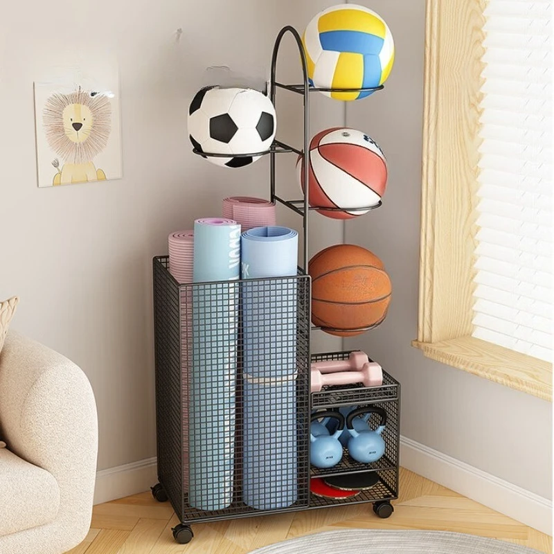 Basketball storages rack Home yoga mat storage basket with wheels Ball storage rack Fitness sports equipment storages racks 
Basketball storages rack Home yoga mat storage basket with wheels Ball storage rack Fitness sports equipment storages racks