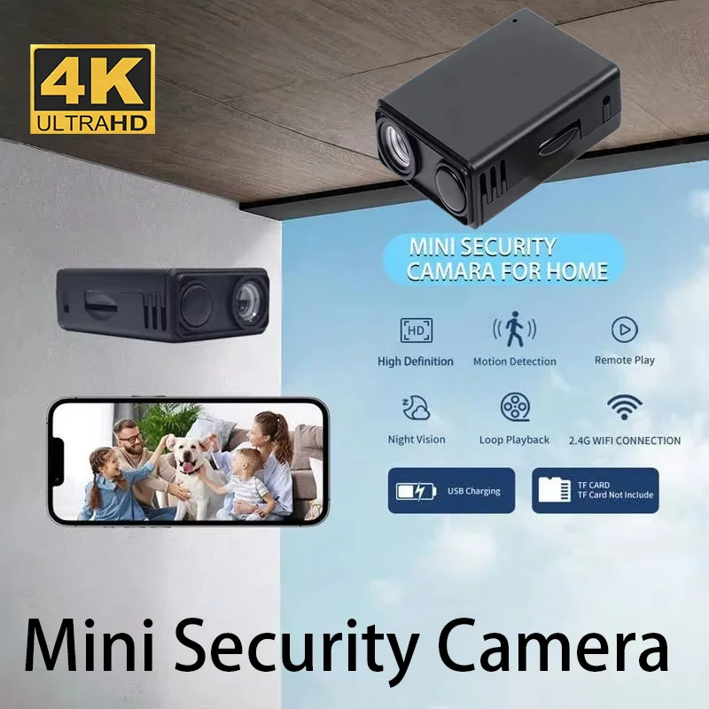 4K Security Camera WiFi Wireless Monitor Remote Motion Detecting Camcorders Security Protection Indoor Surveillance 2026 New
4K Security Camera WiFi Wireless Monitor Remote Motion Detecting Camcorders Security Protection Indoor Surveillance 2026 New