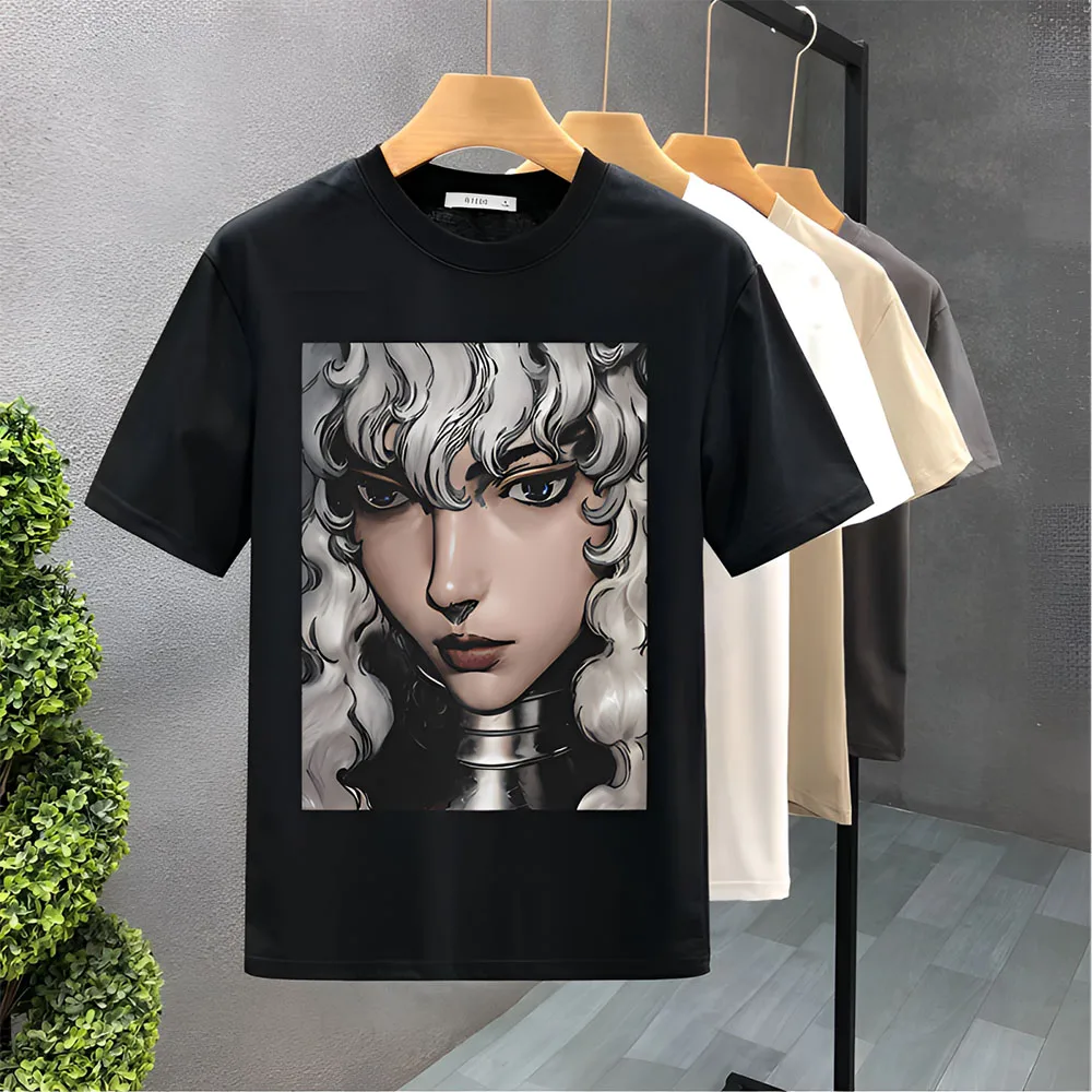 Футболка с короткими рукавами Sword Wind Legend Griffith с большой головой, сверхмощная, из чистого хлопка, свободная, модная, брендовая, унисекс
Футболка с короткими рукавами Sword Wind Legend Griffith с большой головой, сверхмощная, из чистого хлопка, свободная, модная, брендовая, унисекс