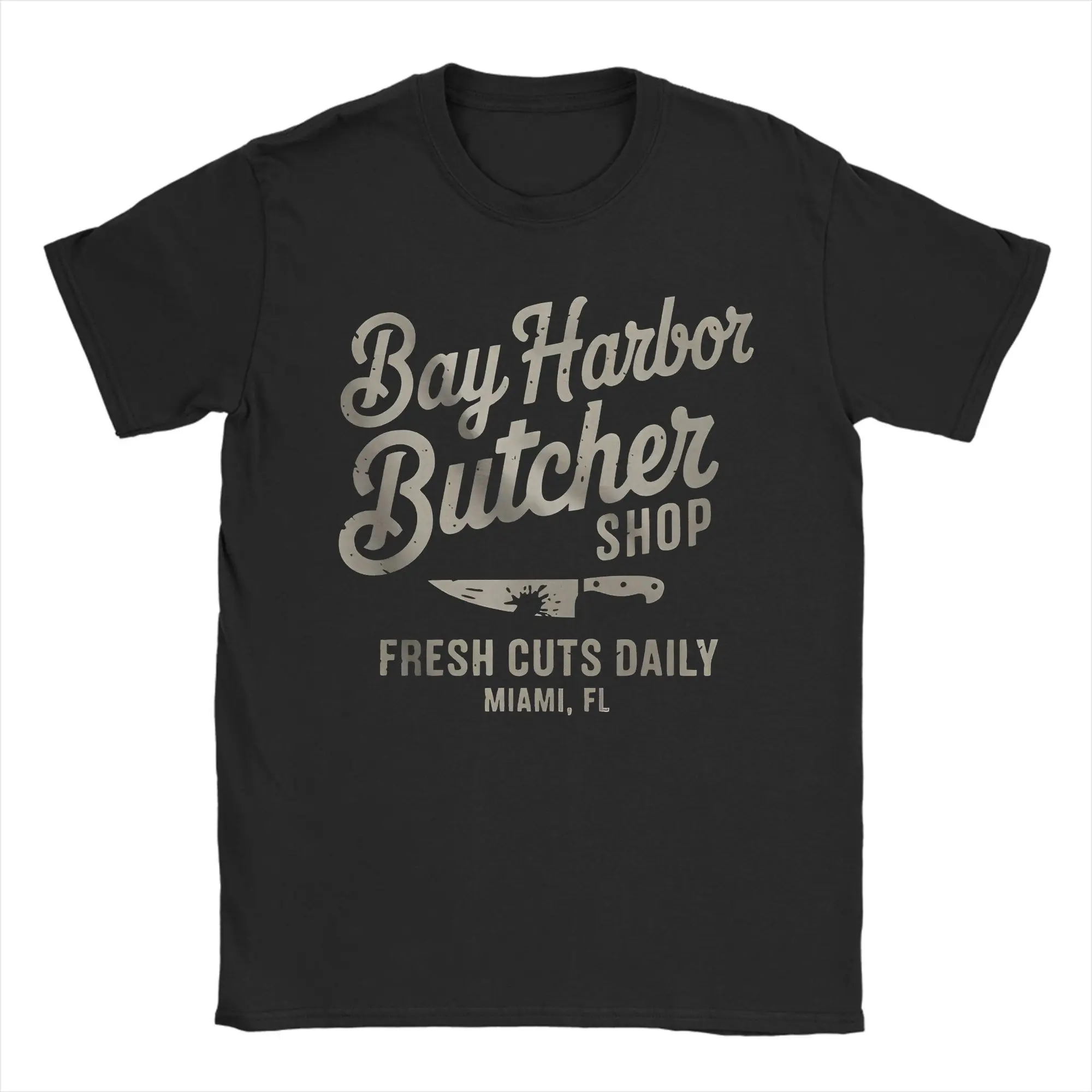 Dexter Bay Harbor Butcher Shop T Shirt Men Cotton T-Shirts Round Neck Fresh Cuts Daily Miami Tees Short Sleeve Clothing Printed
Dexter Bay Harbor Butcher Shop T Shirt Men Cotton T-Shirts Round Neck Fresh Cuts Daily Miami Tees Short Sleeve Clothing Printed