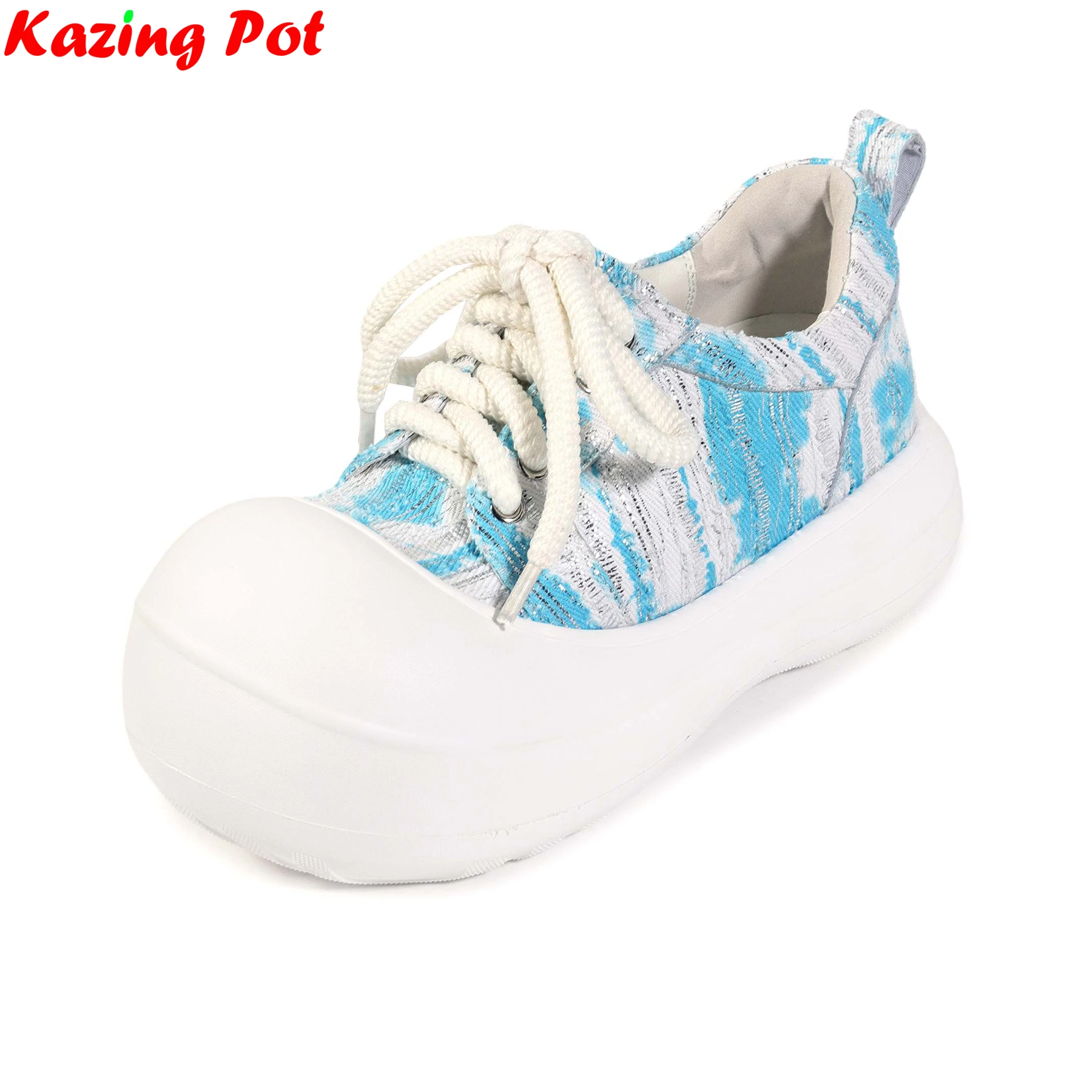 Krazing Pot Cow Split Leather Round Toe Thick Bottom Spring Autumn Shoes Casual Print Sneakers Platform Women Vulcanized Shoes
Krazing Pot Cow Split Leather Round Toe Thick Bottom Spring Autumn Shoes Casual Print Sneakers Platform Women Vulcanized Shoes