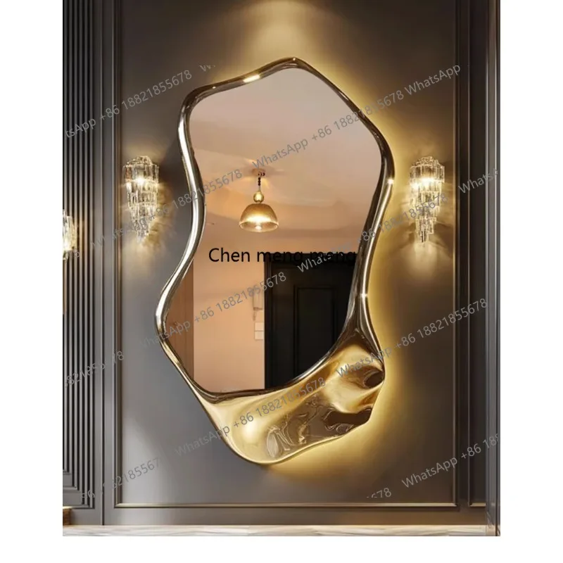 Premium dressing, wall-mounted full-body mirror creative light luxury fitting mirror
Premium dressing, wall-mounted full-body mirror creative light luxury fitting mirror