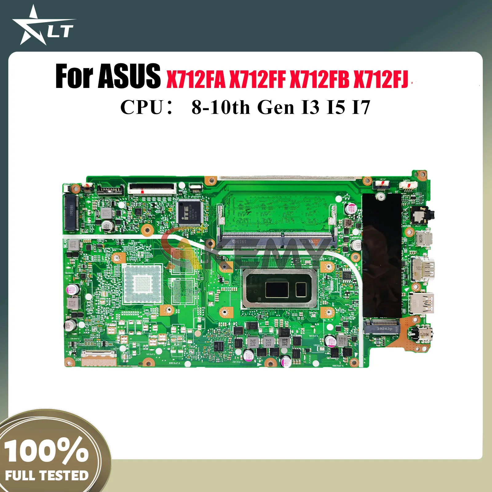 X712FA Материнская плата для ноутбука ASUS X712FJ F712F S712F X712FLC X712FF K712F V712F X712FB X712FL X712F Материнская плата с процессором I3 I5 I7
X712FA Материнская плата для ноутбука ASUS X712FJ F712F S712F X712FLC X712FF K712F V712F X712FB X712FL X712F Материнская плата с процессором I3 I5 I7