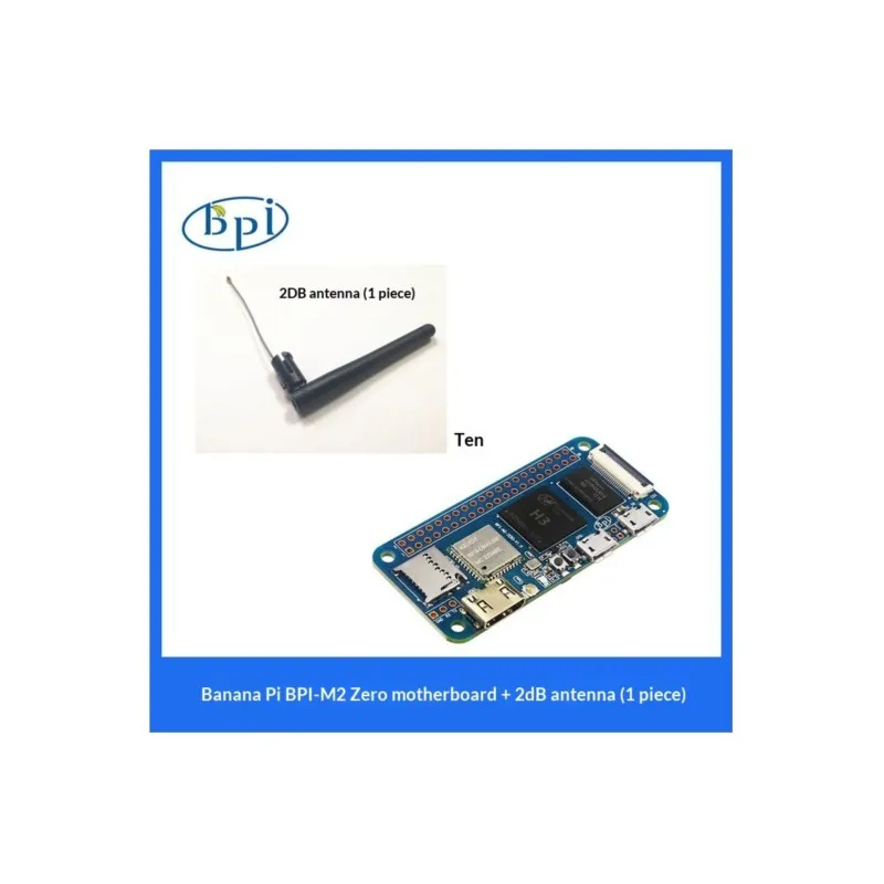Banana Pi M2 Zero, Allwinner H3+ Open-Source Mini SBC, Full Compatibility with Raspberry Pi Zero W Interfaces
Banana Pi M2 Zero, Allwinner H3+ Open-Source Mini SBC, Full Compatibility with Raspberry Pi Zero W Interfaces